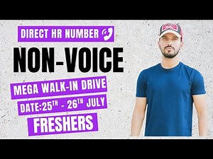 💬 Non-Voice Process Job 2025 ✅ | Easy & Simple Work 🖥️ | No Pressure 💆 | Walk-In Interview 🚶‍♂️