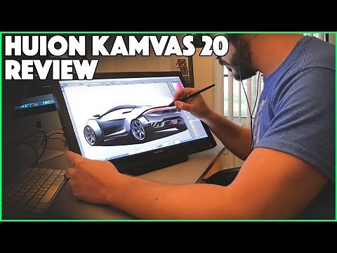Huion KAMVAS 20 Graphic Tablet Review - From a Designers Perspective