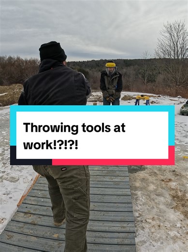 Throwing tools at my boss until he guesses what tool #jokehazard #funnycontest #contractor