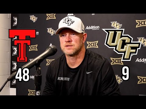 Texas Tech 48, UCF 9 - Scott Frost Press Conference ⚔️🏈