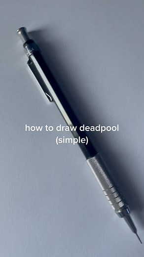 Easy Deadpool Drawing Tutorial for Beginners