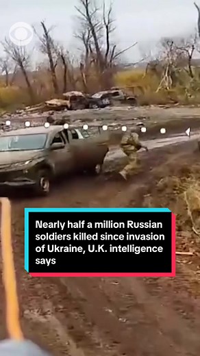 Britain’s largest intelligence agency says nearly half a million Russian soldiers have been killed since President Vladimir Putin launched the invasion of Ukraine in 2022. Despite the massive losses, experts say Putin has tied both his legacy and political survival to the outcome of the war, making it difficult for him to back down. Ukrainian officials say their strategy is now focused on removing more Russian troops from the battlefield than Moscow can recruit. #ukraine #russia #war #putin #mil