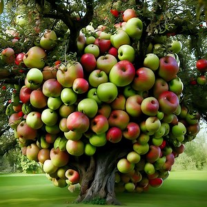 No need for a garden, grafting mango with apple tree at home for Sweet Fruits | Garden Tree