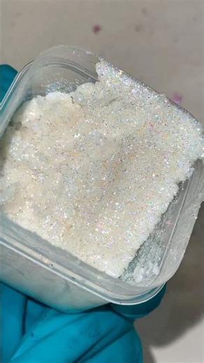 ALL IRIDESCENT GLITTERS COMBINED for this Custom Glitter Gel #slayfirecosmetics #makeup #glitter