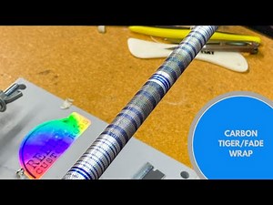 Achieve Custom Rod Building Mastery with Carbon Tiger Thread Wrap