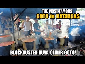 MOST FAMOUS GOTOHAN in BATANGAS “ KUYA OLIVER! GOTO BULALO AND LAMAN LOOB in SAN JUAN PHILIPPINES