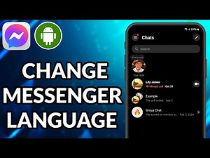 How To Change Language On Messenger Android