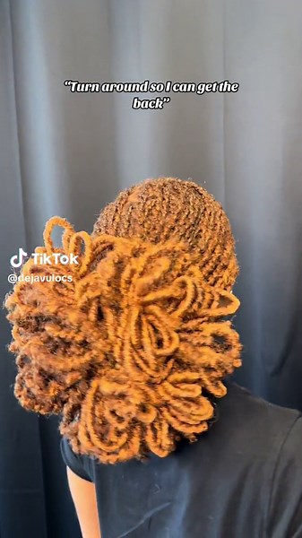 Petal Bun Loc Styles Tutorial
