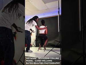 Girl gets body painted by Artist - Body Paint Photoshoot at Studio