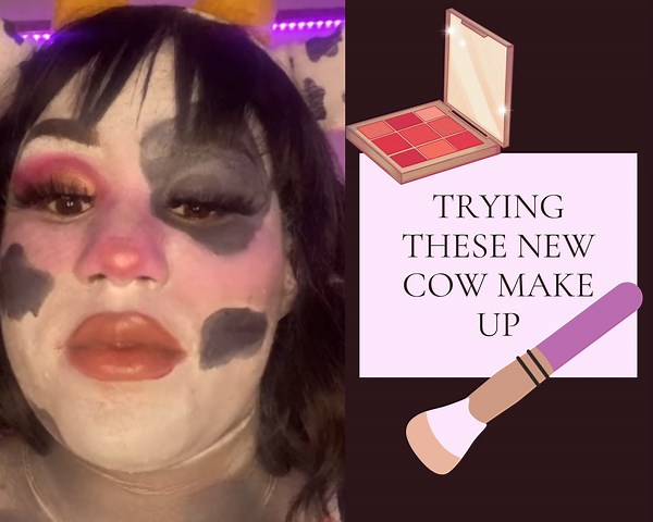 trying these new cow make up