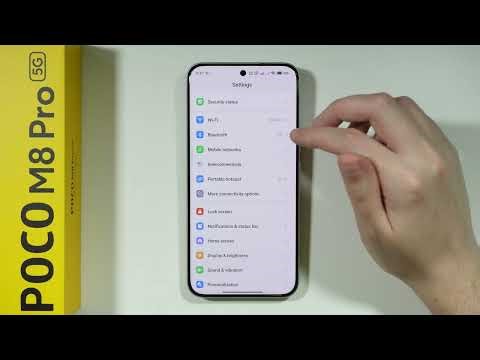 POCO M8 Pro 5G: How to Turn ON USB Tethering (Share Internet via USB Cable)