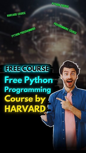 Wiseversity on Instagram: "🐍 Dive into the world of Python programming with Harvard University's free course, "Learn Python Programming CS50"! Over 10 weeks, spend 3-9 hours per week at your own pace, mastering Python's fundamentals and honing your coding skills. Whether you're a beginner or have some programming experience, this course is tailored for you. Explore topics like functions, variables, conditionals, loops, exceptions, and more, with hands-on exercises inspired by real-world 