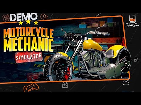Motorcycle Mechanic Simulator Demo Gameplay