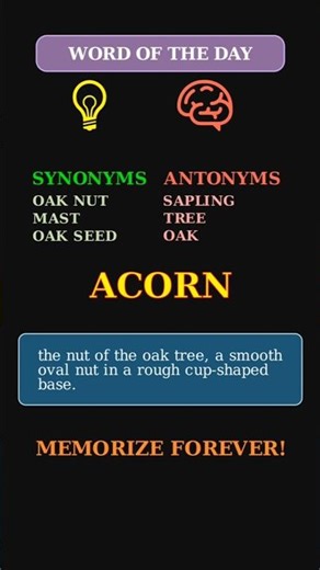 From a Tiny Acorn 🌰🌳 #shorts