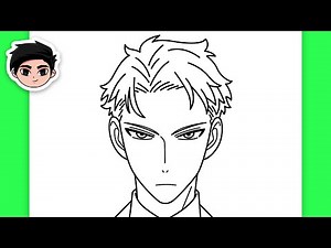 How To Draw Loid Forger | Spy x Family - Easy Step By Step