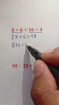 How to Perform All Math Operations | Easy Tutorial #maths #basicproblems #mathstricks #mathtrick