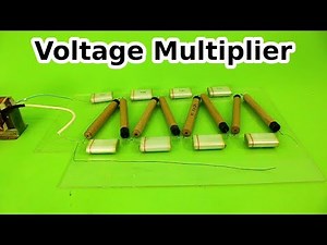 Voltage Multiplier with Homemade High Voltage Diodes