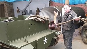 Moving heavy armor inside a working museum, logistics when space runs out