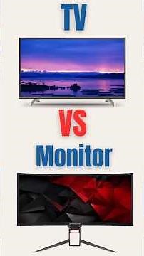 Monitor or TV for PC? 💻 Best Display Option Explained! #monitor #tv