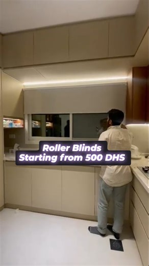 𝐂𝐮𝐫𝐭𝐚𝐢𝐧𝐬 & 𝐁𝐥𝐢𝐧𝐝𝐬 𝐒𝐭𝐮𝐝𝐢𝐨 | 𝐔𝐀𝐄 on Instagram: "Blackout Roller Blinds — Perfect for Your Kitchen ✨ Why choose our kitchen blackout roller blinds? • Complete light control for cooking & dining areas • Durable and moisture-resistant for kitchen environments • Easy to clean and maintain • Sleek, modern design to enhance your interiors • Professional installation for a perfect fit 📍 Curtains Hub Dubai 📞 Call / WhatsApp: 050 861 7807 #BlackoutRollerBlinds #KitchenBlindsDubai #