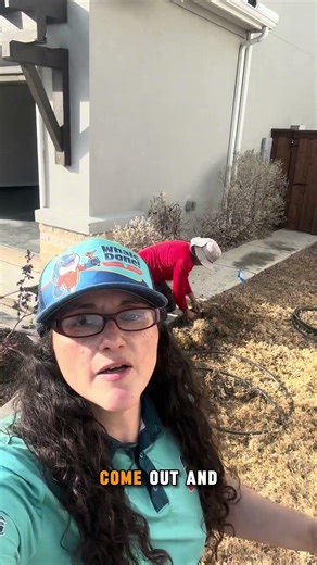 Checking Sprinklers & Flower Bed Irrigation in Prosper TX