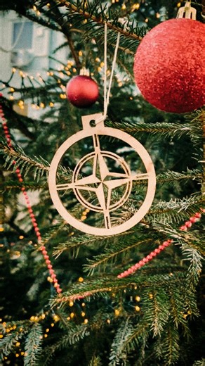 One team, one message in different languages. The Multinational Battlegroup Lithuania wishes you all a Merry Christmas! ✨ #StrongerTogether #Nato #StrongerTogether #MilitaryReadiness #MNBGLithuania | NATO Multinational Battle Group Lithuania