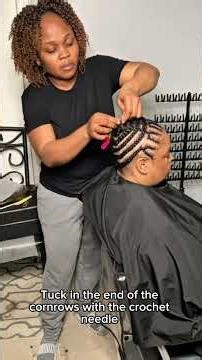 Crochet Hairstyle: Step by Step-by-Step Process