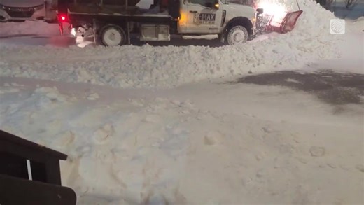 Snowfall blankets Paradise as plows get to work