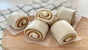 34K views · 1.3K reactions | Mung Bean Paste Steamed Bun 豆蓉卷 YouTube...