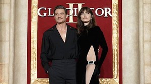 Pedro Pascal takes his sister Lux to the Gladiator II premiere