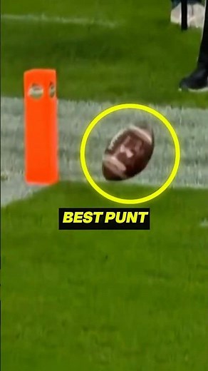 Best Punt OF ALL TIME 🤯🔥