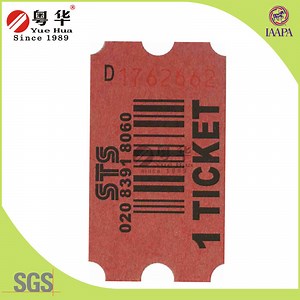 [Hot Item] Custom Redemption Ticket for Arcade Machine-Arcade Machine Parts
