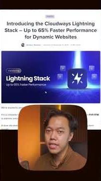 Create a Website in 10 Minutes for Your Business | Cloudways Lightning Stack