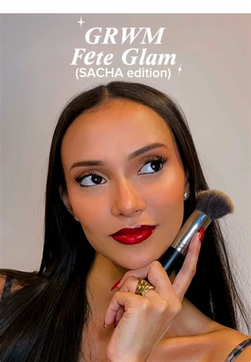 Fete-Ready Glam Makeup Tutorial with SACHA Products