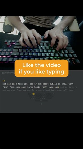 My Daily Typing Routine #shorts