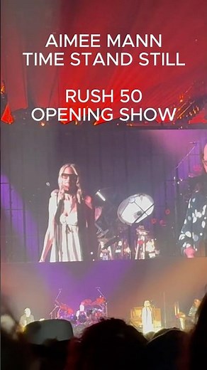 Aimee Mann Joins Rush Fifty for Time Stand Still 🎤✨
