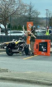 5M views · 14K reactions | The things you see at Walmart! 藍 Man attempts to pick up his new tv on a motorcycle. He came prepared, but it seems like it is impossible. Things get really entertaining when the man filming decides to start helping the man picking up the large tv. Anyone who loves a good diy project or working with tools will be impressed by this man's creativity! | Jordan Flom | Facebook