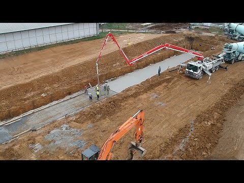 Pouring Manure Pit Floor