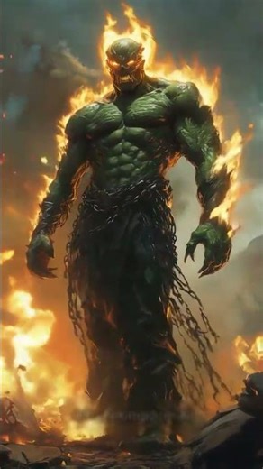 💚🔥 Hulk + Ghost Rider Fusion | Ultimate Crossover Transformation