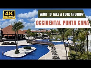 Take a Tour of Occidental Punta Cana's Stunning Grounds and Picture-Perfect Pool - Pt. 1 | (4K)