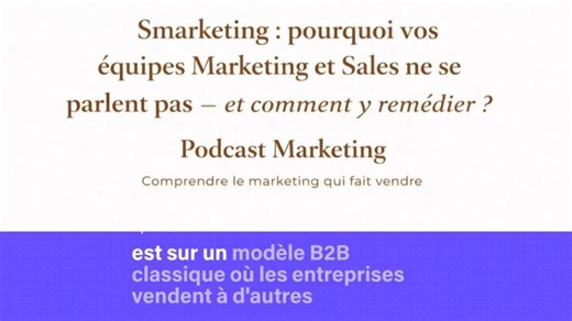 Smarketing : pourquoi vos équipes Marketing et Sales ne se parlent pas — et comment y remédier ? | Mawa Ndiaye