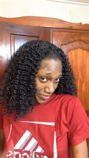 💜CARTHY;)🫶🏽💕 on Instagram: "😍Urbeauty Half Wigs for Black Women Short Kinky Curly 3 in1 Half Wig Human Hair❤️🤏🏽 @urbeautyhair_amz #wiginfluencer #wigs #wigreview #slayed #trendingsongs"