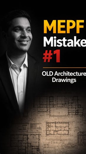 Punit Sharma | Purani Drawings = Rework Aapka MEP design site par fail ho raha hai? Check karo — kya team old architectural drawings par kaam kar rahi... | Instagram