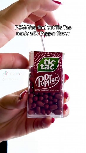 Discover the New Dr Pepper Tic Tac Flavor!