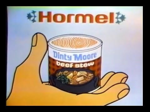 Dinty Moore Beef Stew Animated Commercial (1972)
