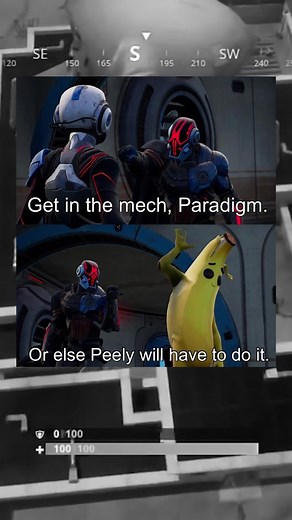 Peely Mech Driving in Fortnite - Hilarious Gameplay