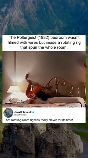 Poltergeist (1982) Bedroom Filmed in Rotating Rig