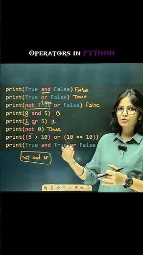 And, or, not operators in Python #prishu #happycoding #python #operatorsinpython #logicaloperators