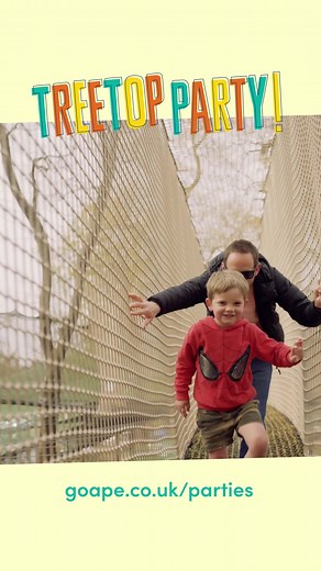 Celebrate a birthday packed full of thrills, fun and most of all adventure! 😁 With amazing adventures including Treetop Adventure Plus, Treetop Adventure and Nets Adventure 🌳 | Go Ape!