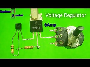 Adjustable Voltage Regulator circuit | use tip41,TL431 ic